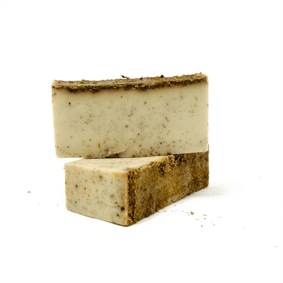 palo santo soap with molido, ground palo santo, by third eye wood