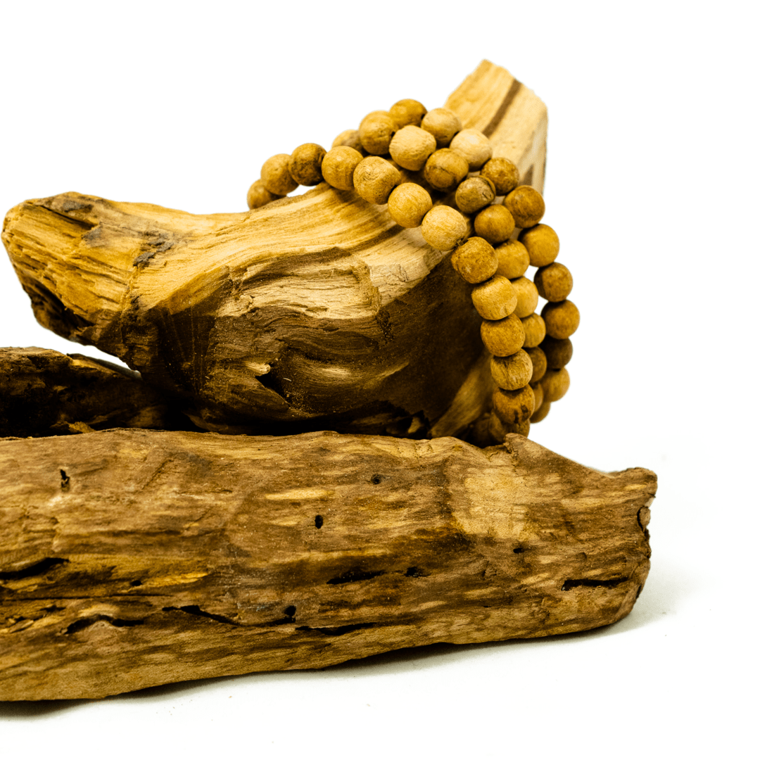palo santo beaded bracelet by third eye wood