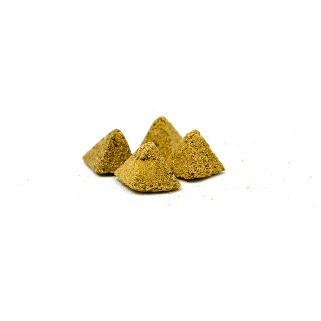 small palo santo incense pyramids made from molido